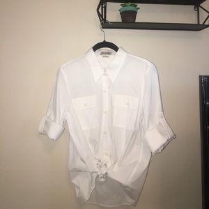 White button up